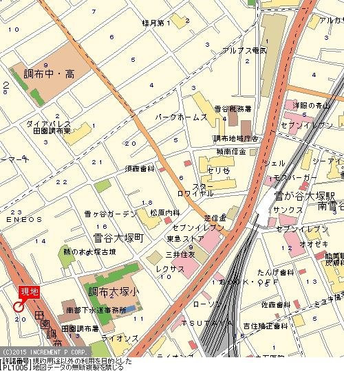 【地図】 | パークウェル田園調布