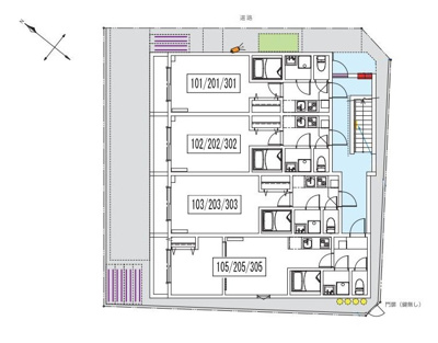 【区画図】 | ROBOT HOUSE清瀬