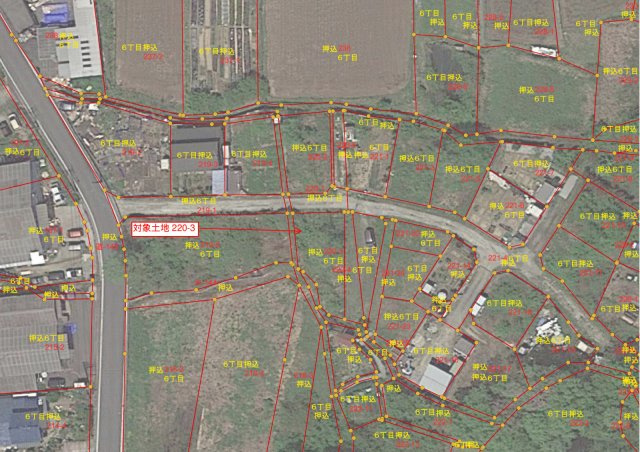 【土地図】 | 呉市押込6丁目　広々52坪！