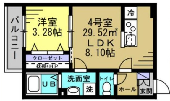 AJ津田沼Ⅴの間取り