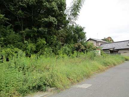 廿日市市物見東１丁目　土地の前面道路含む現地写真