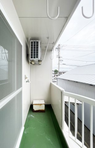 フラワーシャトーのバルコニー