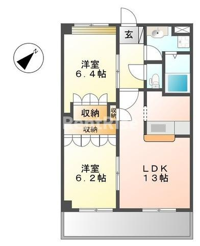 ハイツ ルミエールの間取り|間取図