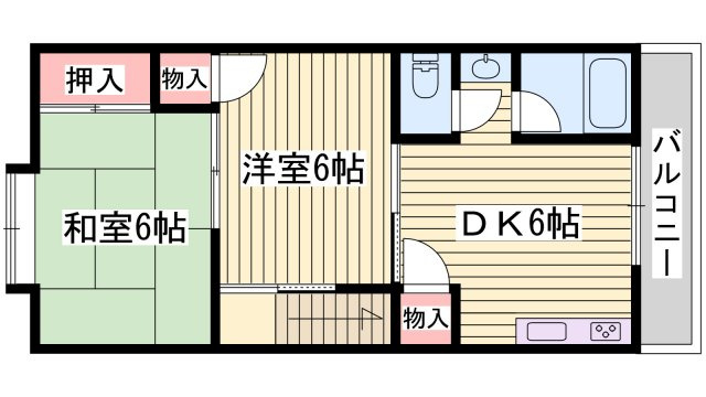 ライブリー・網干の間取り
