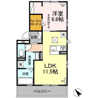 【間取り】 | N　Field（ｴﾇ　ﾌｨｰﾙﾄﾞ）