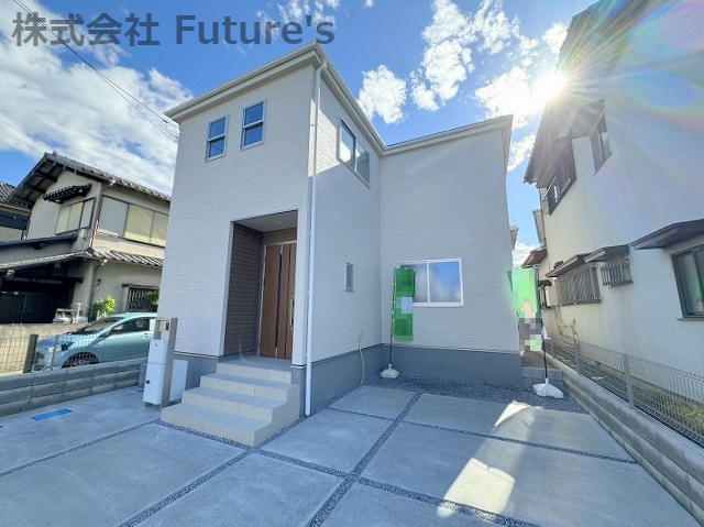 三郷市彦野1丁目　新築戸建　全1棟の外観|三郷市彦野・南向きにて陽当たり良好◎エアコン2台完備！！