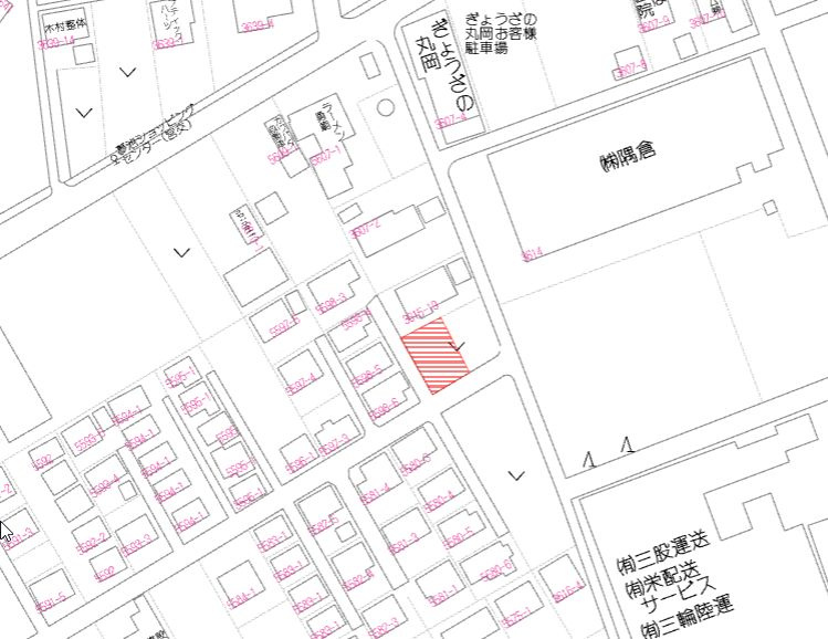北諸県郡三股町大字蓼池の売地の土地図