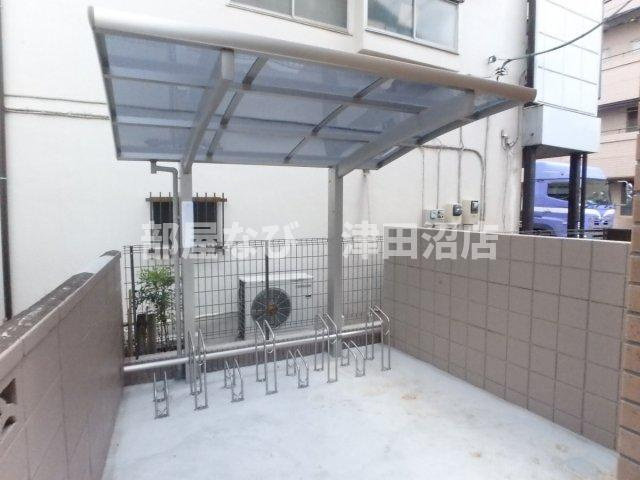 エスポワールⅡのその他共用部分|屋根つきの自転車置き場もあります！
