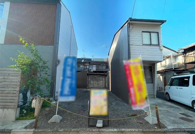 壬生東檜町　建築条件無土地の外観