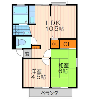 【間取り】 | 藤井ハイツ