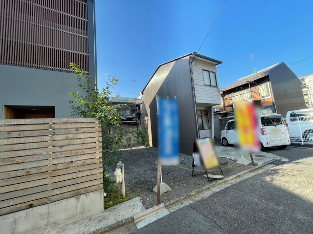 壬生東檜町　建築条件付土地の前面道路含む現地写真