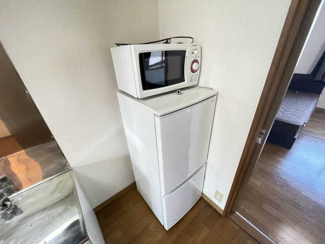 キャッスルKKのロビー|冷蔵庫・電子レンジ付いています