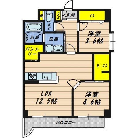 【間取り】 | エリジェール新森