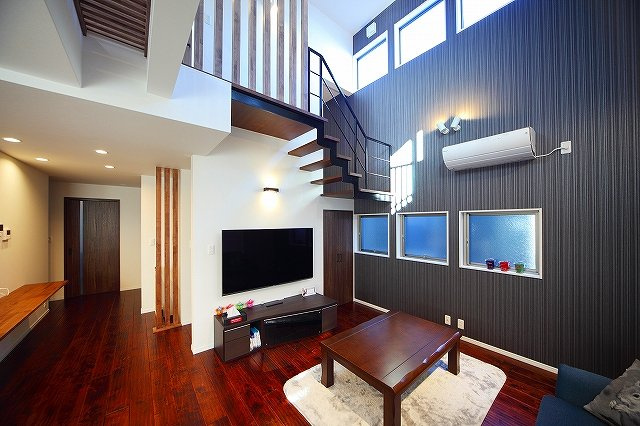 高知市南御座 中古戸建ての居間・リビング|2階リビング