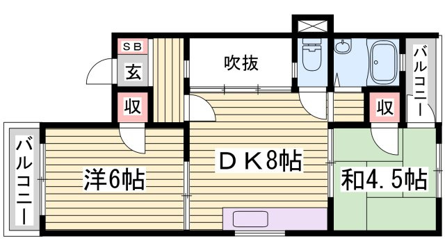 アーバン城見の間取り
