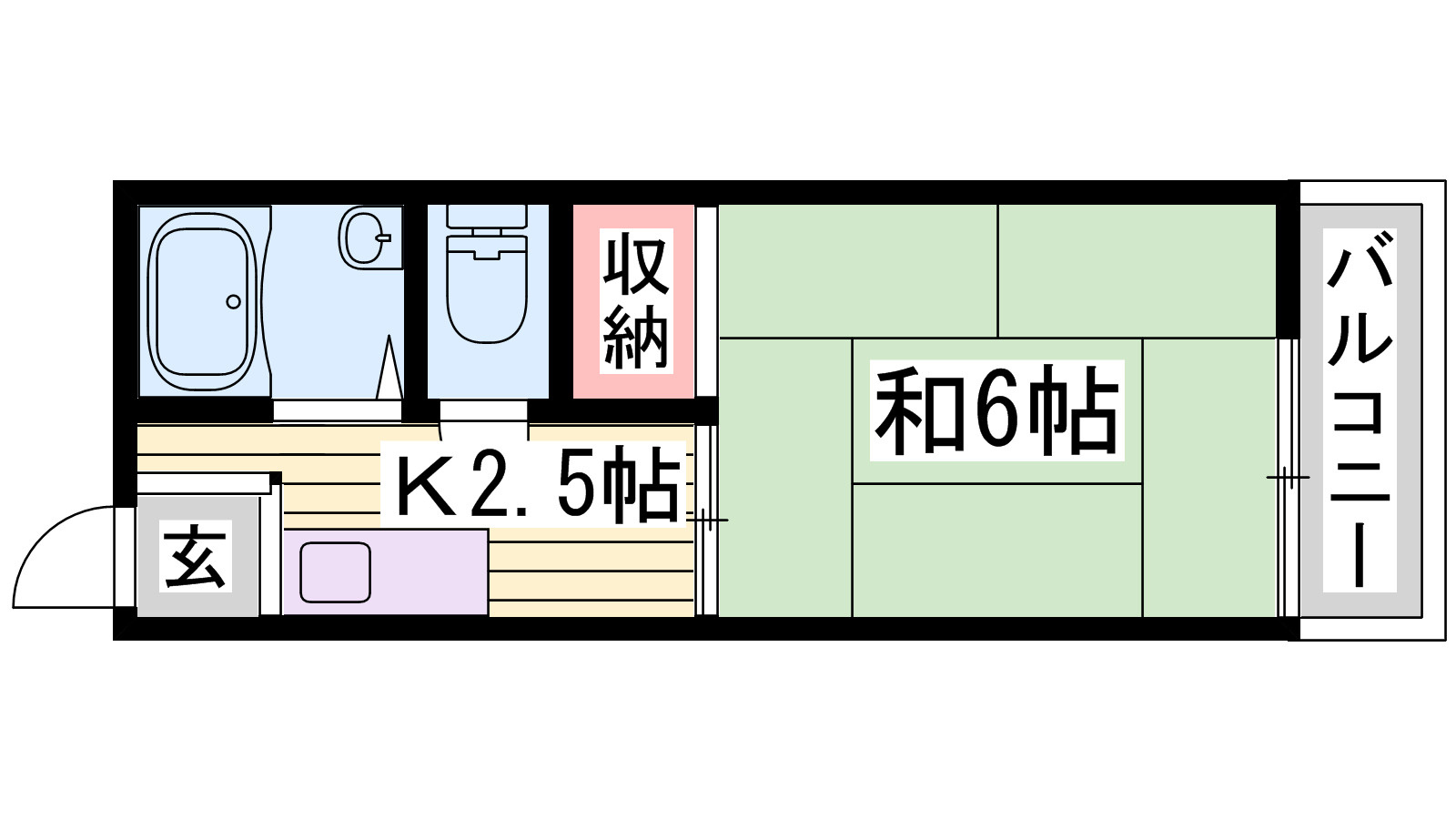 サンシティー上大野の間取り