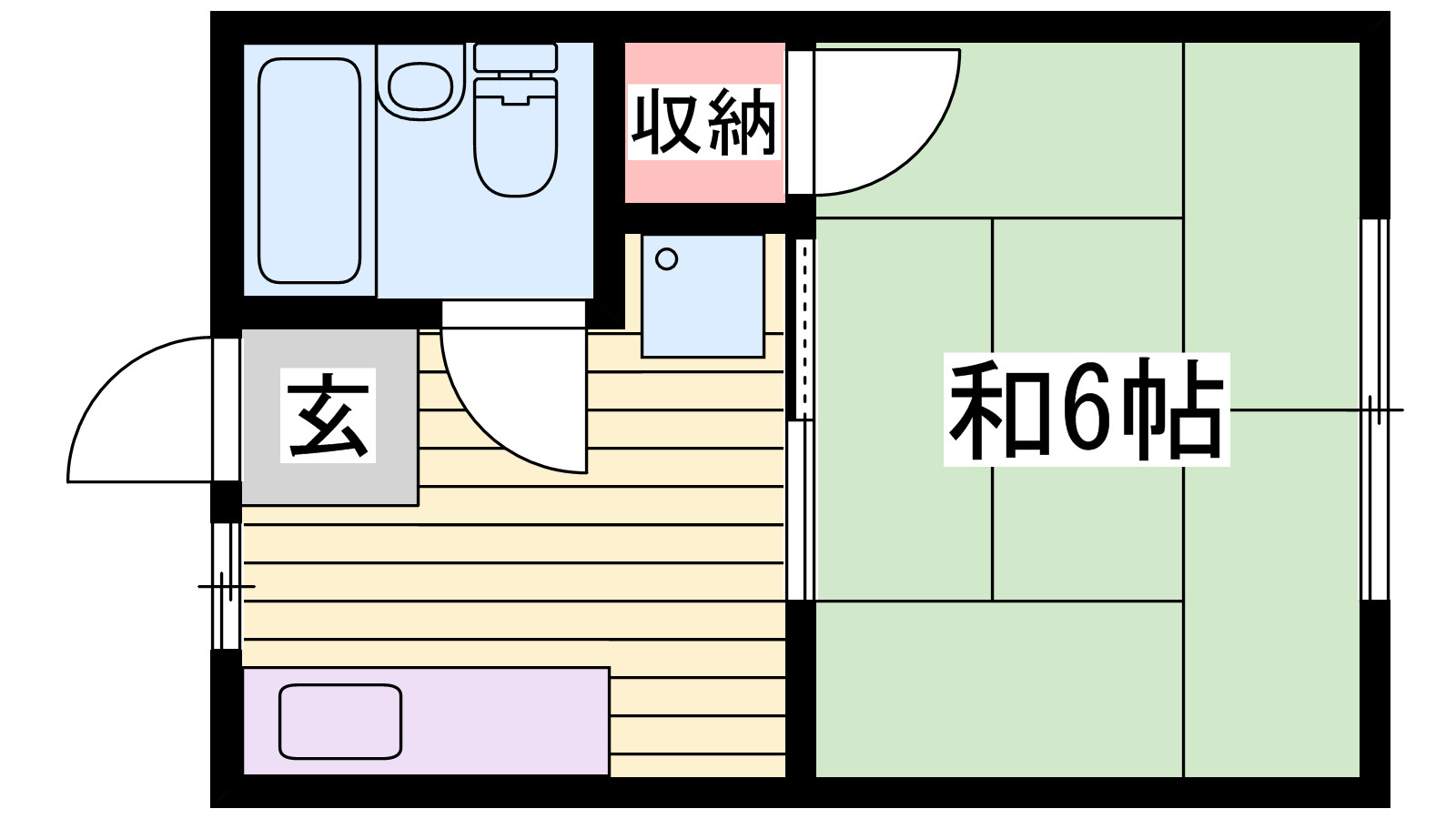 シラサギの間取り