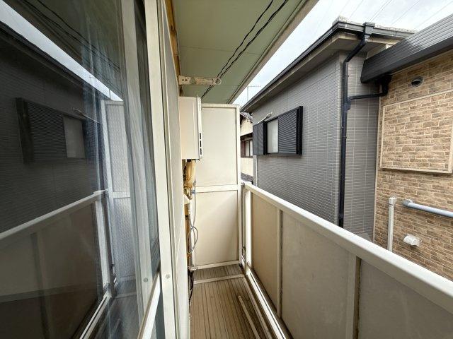 Uマンションのバルコニー