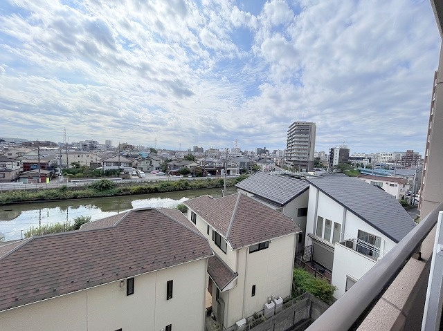 デュオ草加リバーテラスの展望|バルコニーから見える眺めです