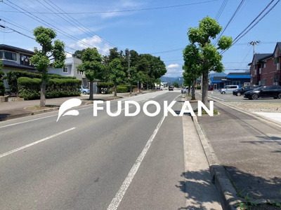 【前面道路含む現地写真】 | 天童市乱川新築平屋建売住宅 | 前面道路になります。