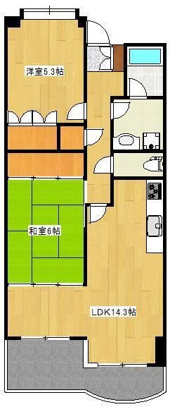 ＵＣレジデンス小沢町の間取り