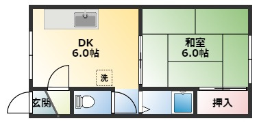【間取り】 | 第一日の出ハイム | 間取りです
