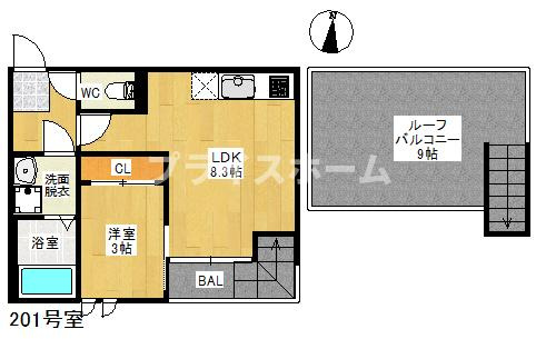 【間取り】 | GRANDTIC 筑紫通り