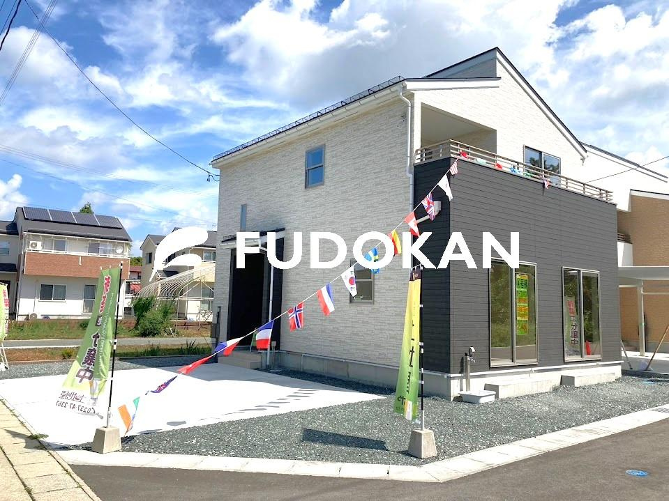 東根市神町中央建売住宅【6号棟】の外観|4号棟現地外観写真。ご予約受付中！