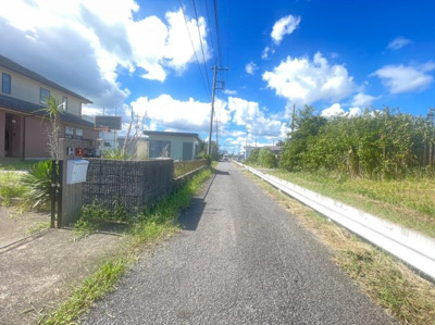 【前面道路含む現地写真】 | 山武市木戸　中古戸建
