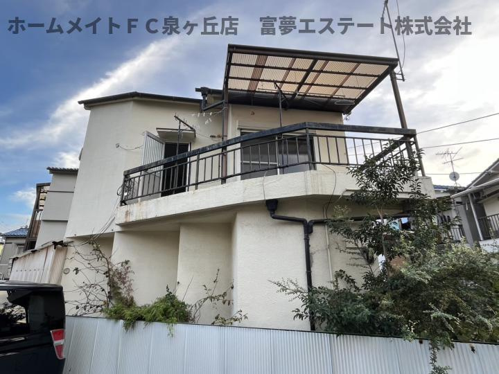 深井清水町貸家の外観
