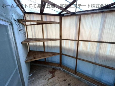 【バルコニー】 | 深井清水町貸家 | 1階テラス