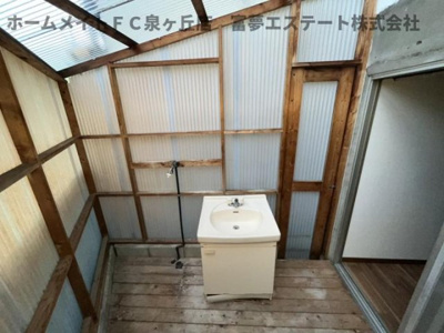 【バルコニー】 | 深井清水町貸家 | 1階テラス