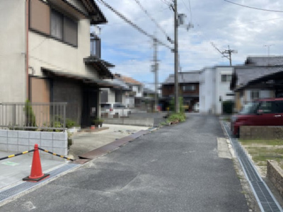 【前面道路含む現地写真】 | 大津市本堅田5丁目6-2　新築戸建 | 2023年09月　撮影