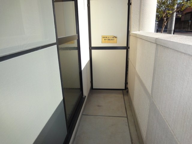 グランディールヒルズのバルコニー