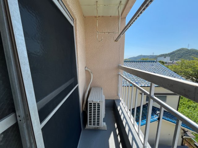 ゆめさきコーポのバルコニー