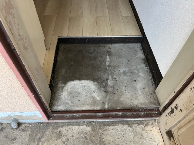 ゆめさきコーポの玄関