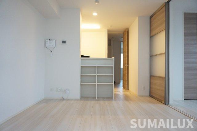 熊本市南区江越２丁目のアパートの居間・リビング