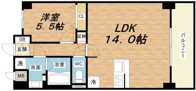 【間取り】 | ベルンガーデン上本町