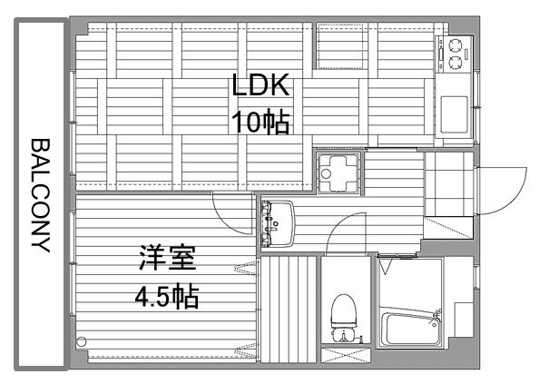 第16上野ビルの間取り