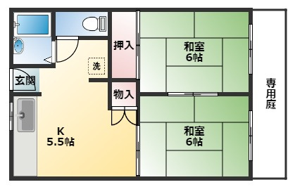 【間取り】 | 山本ハイツK&T