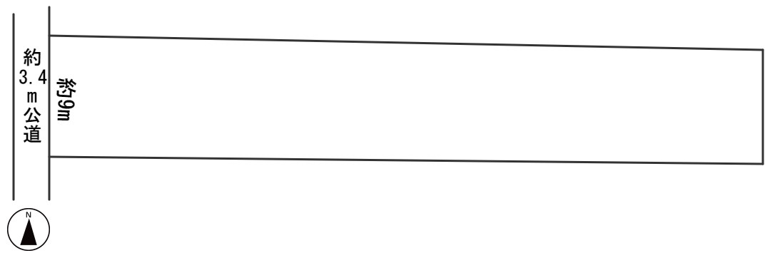 ６１１０２　羽島市竹鼻町狐穴土地の区画図