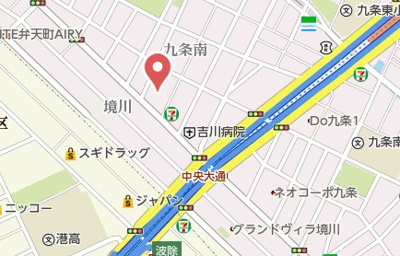 【地図】 | グランカリテ九条南