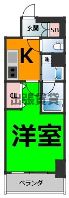 ジュール亀島の間取り