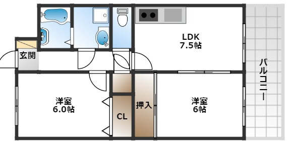 【間取り】 | アルカディア箕輪