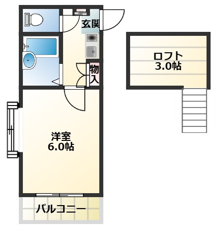 レオパレス府中の間取り