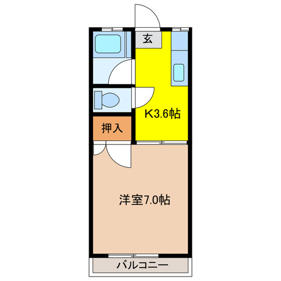 【間取り】 | 末広コーポ