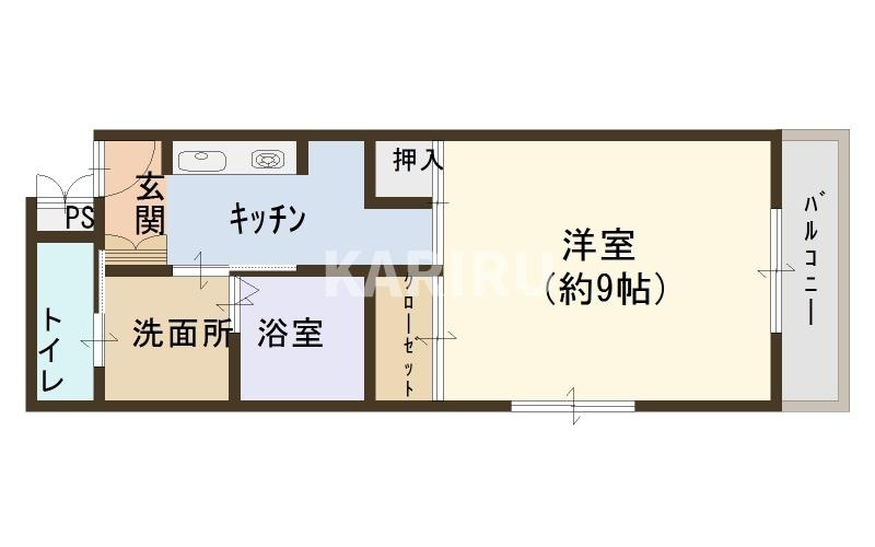 アッシュコート千林の間取り