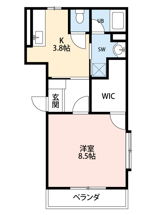 マンション葵　　刈谷市の賃貸はクラスホーム刈谷店の間取り