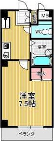 カサブランカ二村台　　刈谷市近郊の賃貸ならクラスホーム刈谷店の間取り