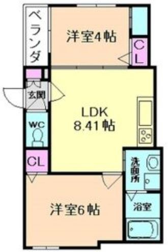 【間取り】 | グラッドハイツ